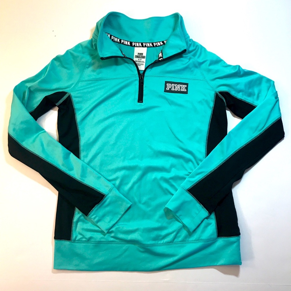 Pink Victoria Secret 1/4 Zip Pullover Sz Small